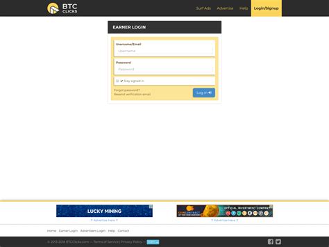 btcclicks.com login